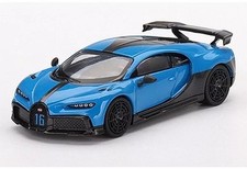 1/64 Bugatti Chiron Pur Sport LHD Blue Mini GT Series MGT00379-L Diecast