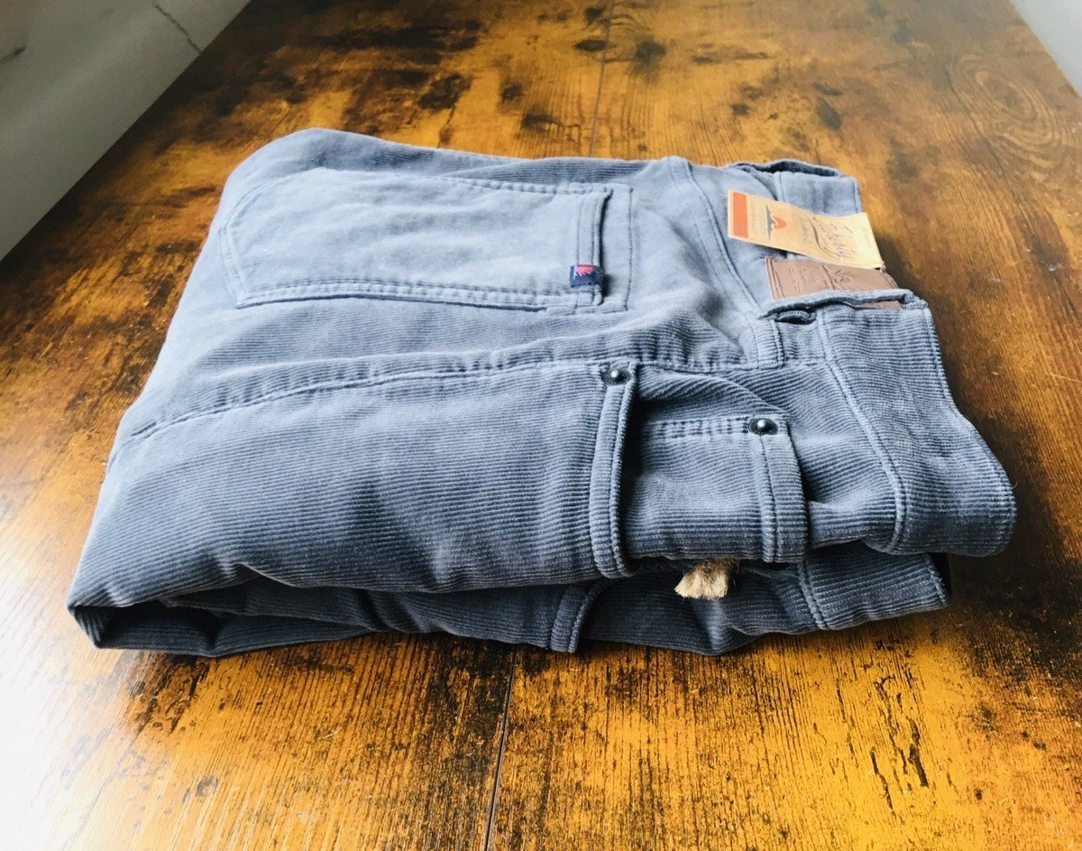 Faherty Men's Steel River Stretch Terry Corduroy 5-Pocket Pant Size 34WX34L
