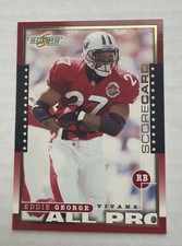 2000 Score Eddie George All Pro #233 Score Card 659/2000 Titans