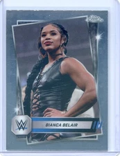2025 Topps Chrome WWE BIANCA BELAIR #160 BASE CARD SMACKDOWN