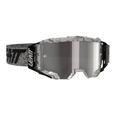 Motocross Brille Leatt Crossbrille Velocity 5.5 DH MX grau