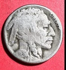 1924S US Buffalo Nickel! "San Francisco" Mint! Lower Mintage! Good! Old US Coin!