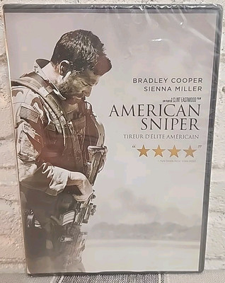 NEW SEALED American Sniper DVD 2014 Canadian Bilingual Bradley Cooper 