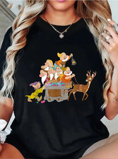 Disney Seven Dwarfs Funny T-Shirt Men Women Summer
