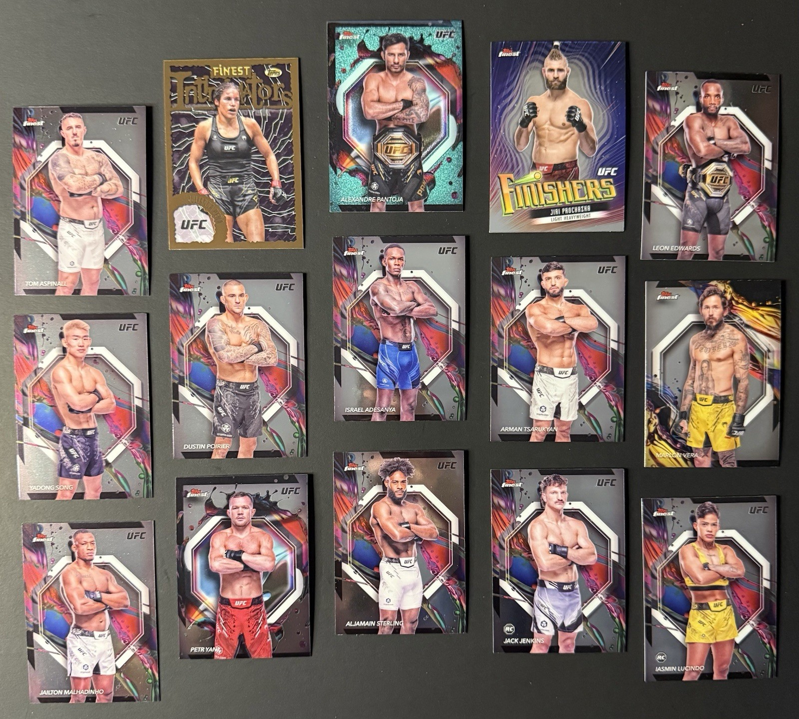 2025 Topps Finest UFC - Lot Of 15