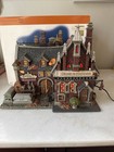 Department 56 Halloween Croak-N-Haggard Mortuary Snow Village READ