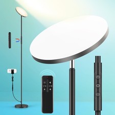 LED Floor Lamp, 3000LM 30W Super Bright Standing Lamp, 300W Equivalent Modern...