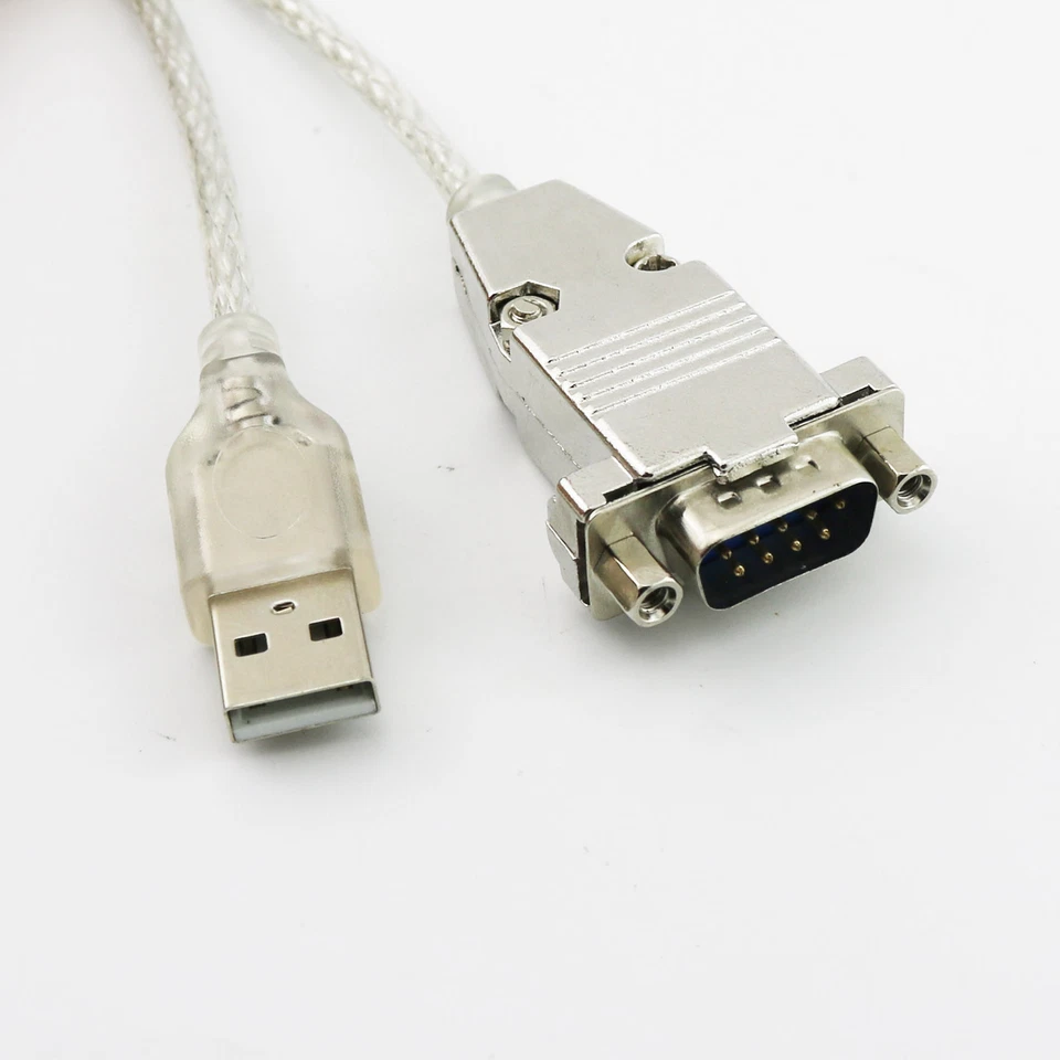 1x 3ft USB to RS232 DB9 9-pin Serial COM Port Cable Cord for Windows XP/7/8/10 - Image 3 of 4