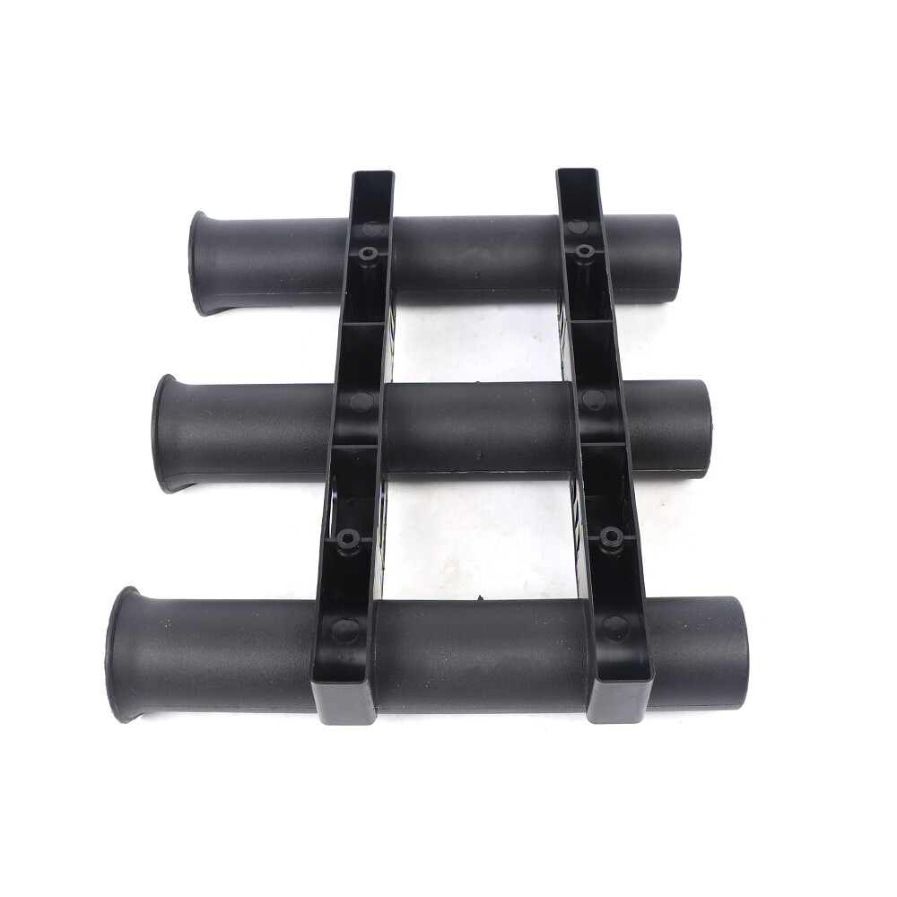 PLASTIC TRIPLE 3-ROD RACK VERTICAL HOLDER ORGANISER - Boat/Fishing/Storage US