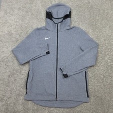 Nike Sweater Mens Large Gray Showtime Full Zip Hoodie Sweatshirt Tech 930561-032