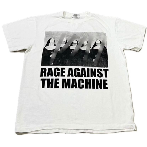 Vintage Rage Against Size L The Machine Nuns With Guns Metal T-shirt 90s REPRINT - Picture 2 of 6