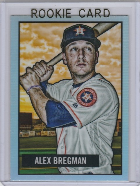 ALEX BREGMAN ROOKIE CARD Bowman Chrome 1951 DESIGN Houston Astros 