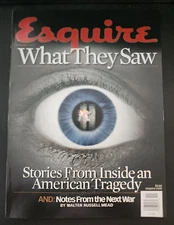 Esquire Magazine November 2001 What They Saw September 11th B35:1304