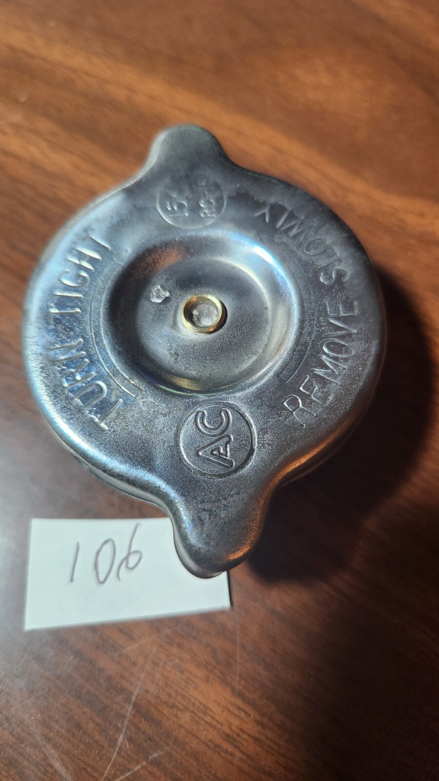 66 67 68 Original AC Chevelle Camaro Corvette RC-15 RADIATOR CAP RC15 ...