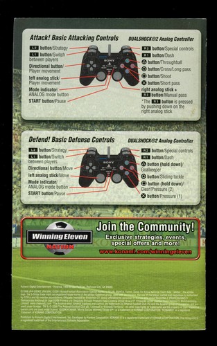 World Soccer: Winning Eleven 9 (Sony PlayStation 2 PS2) **SOLO MANUAL** - Imagen 2 de 2