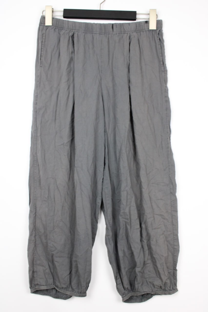 GUDRUN SJODEN Gray Elastic Waist Relaxed Harem Pants Size M / W24 Pull On