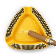 Cigar Ashtray Triangle- Large Rest Outdoor Cigars Ashtray for Indoor Ashtray