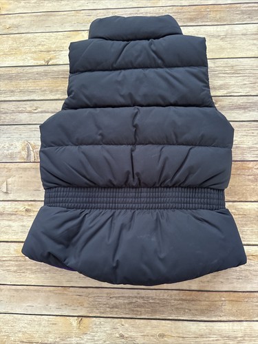 Youth Polo Ralph Lauren Down Reversible Puffer Down Navy Purple Vest Logo Sz 5 - Picture 6 of 9