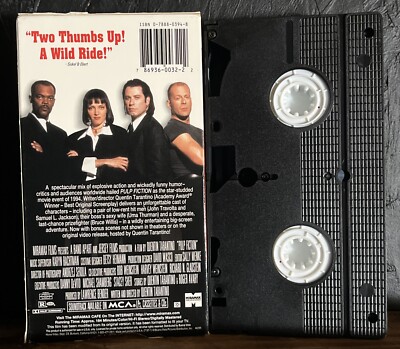Pulp Fiction VHS 1996 Quentin Tarantino Special Collectors Edition