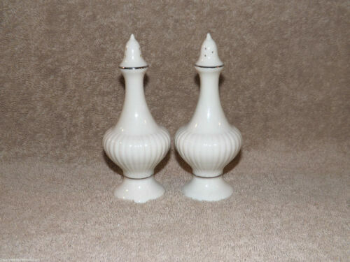 Sale: Lenox ~ French Perle ~ White ~ Tall Salt & Pepper Set, Price $38.95 in Tampa, FL from Occasions