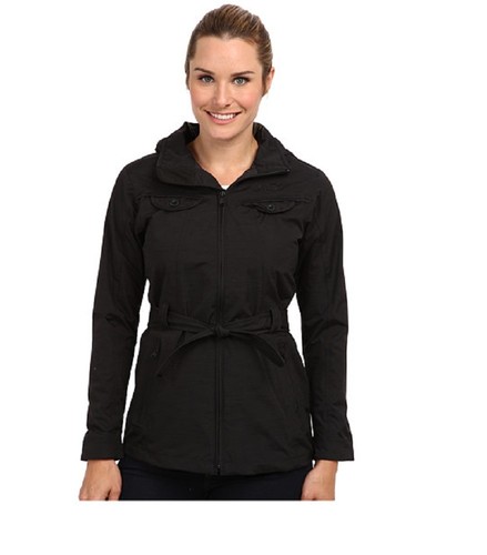 Jacket belted rain coat parka 