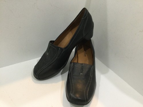 Medicus Soft-shoe Womens Slip On Shoes Size 6 M Black Leather Upper F28 - Picture 2 of 9