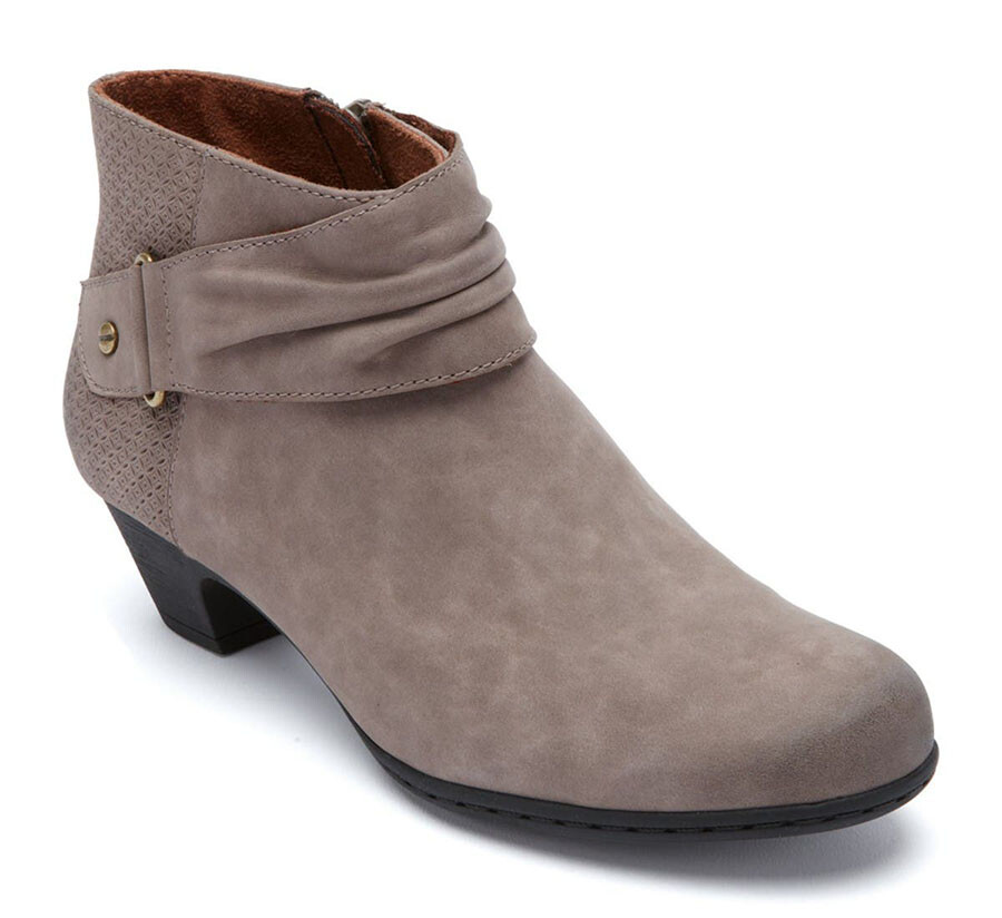 Chukka Rockport Brynn New Rockport Brynn Rouched Leather Women