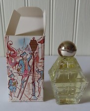 VINTAGE AVON BROCADE FRAGRANCED SKIN SO SOFT LANTERN  BOTTLE + CONTENTS & BOXED