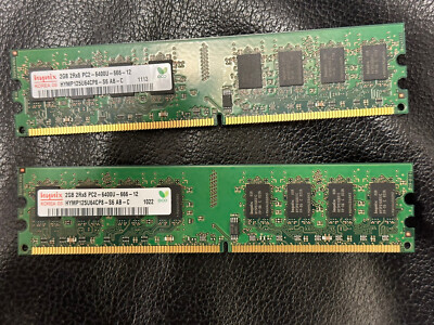 Hynix 4GB 2x2GB for Dell Optiplex 160 330 360 740 745 755 760 960 FX160 PC2-6400