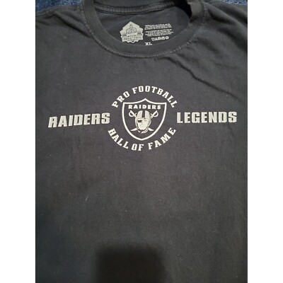 Oakland Las Vegas Raiders Legends Hall of Fame Graphic T Shirt Size XL NFL