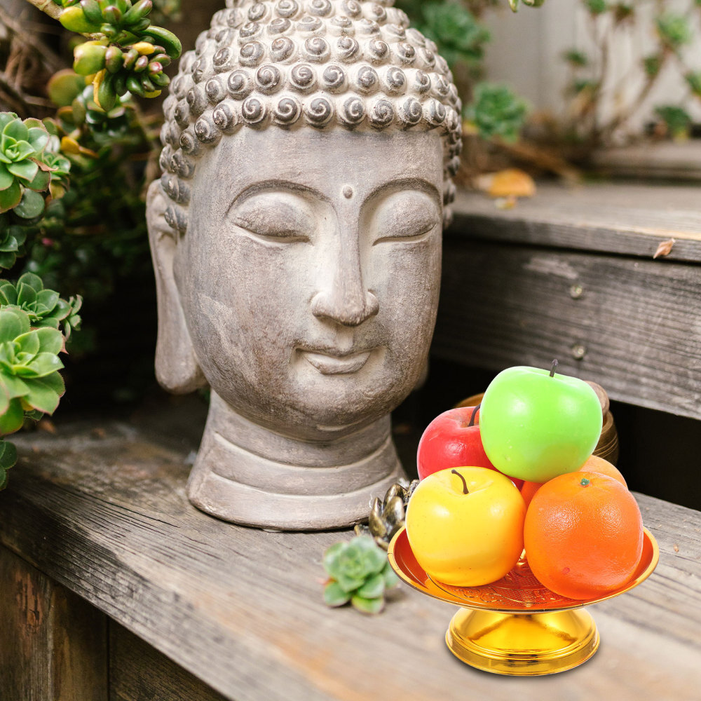 2 Pcs Tribute Plate Buddhist Serving Dish Altar Bowl Fruit Basket eBay