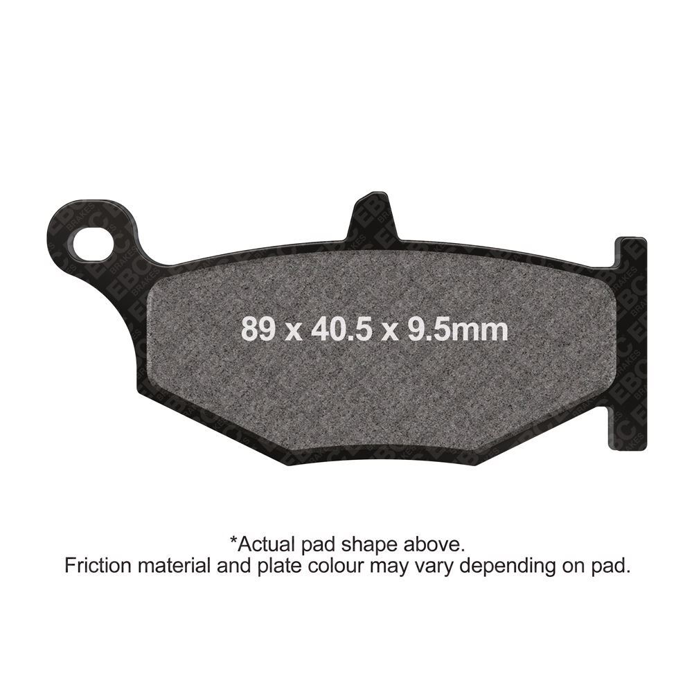 EBC Motorcycle Brake Pads Rear Left for Suzuki GSXR 600 K8 2008 - 2010