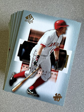 2003 SP Authentic Baseball Complete Base Set #1-90 Pujols Jeter Griffey Jr.