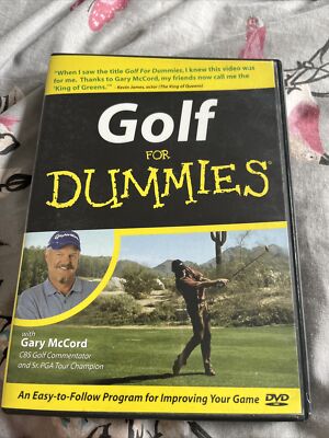 Golf for Dummies with Gary McCord, CBS Golf Commentator