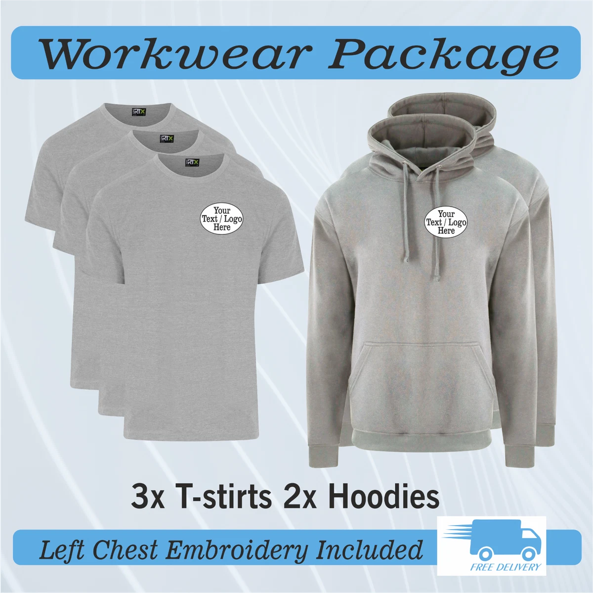 Personalised workwear cheap hoodies