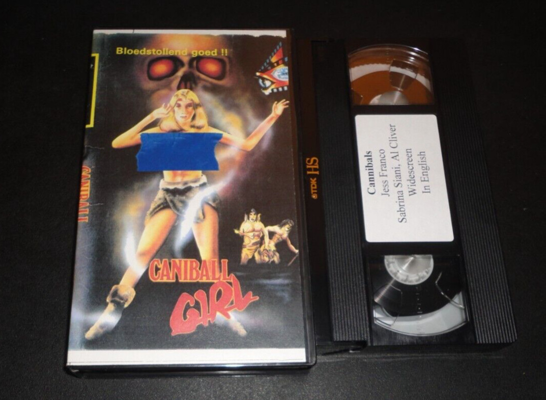 White Cannibal Queen aka Cannibals (VHS, 1980) Jess Franco Rare Italian Horror