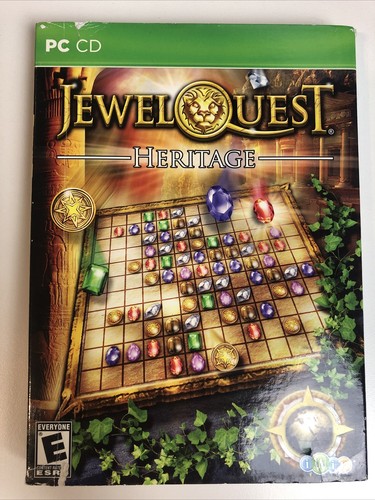 Jewel Quest: Heritage PC Computer Game FUN Puzzle Emerald Ruby Sapphire