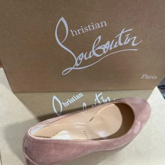 Zapatos de terciopelo Christian Louboutin Miss Sab 55 Veau. Talla 35,5 Nuevo con caja Foto 3 de 3