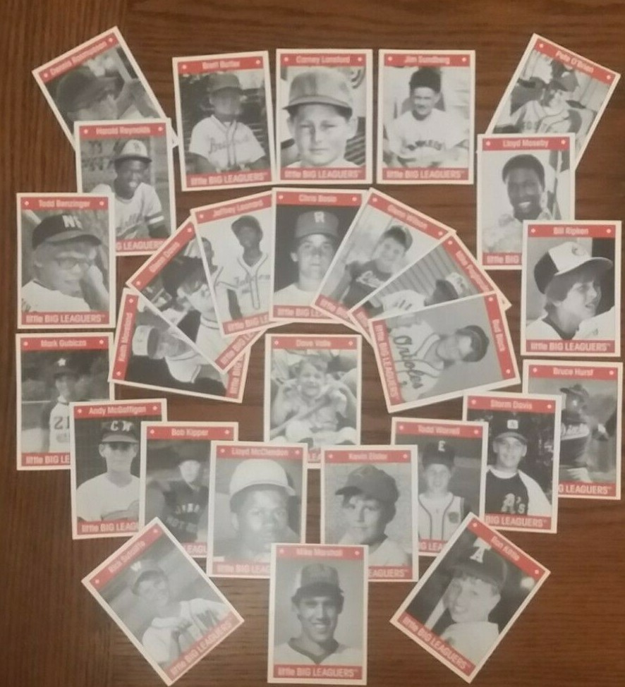 1990 Simon & Schuster Little Big Leaguers Book Cards Storm Davis for