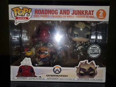 Funko Pop Games 2pk Roadhog And Junkrat Blizzard Exclusive  Dmg