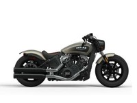 2022 Indian Motorcycle Scout Bobber ABS Silver Quartz Smoke