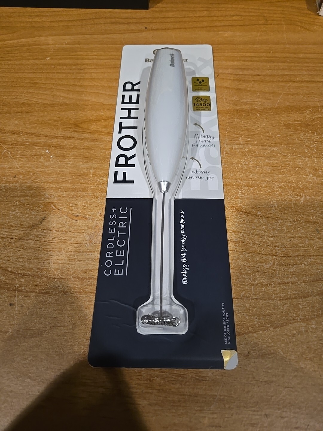 Milk Frother Drink Foamer Electric Whisk Mixer Stirrer Egg Beater Coffee-image