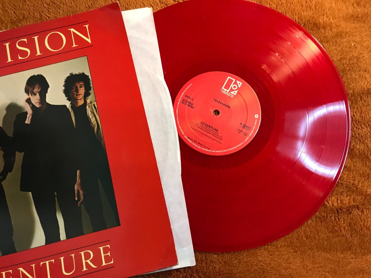 TELEVISION ADVENTURE レコード Television Adventure LP Elektra K52072 '78 UK 2nd Red Vinyl