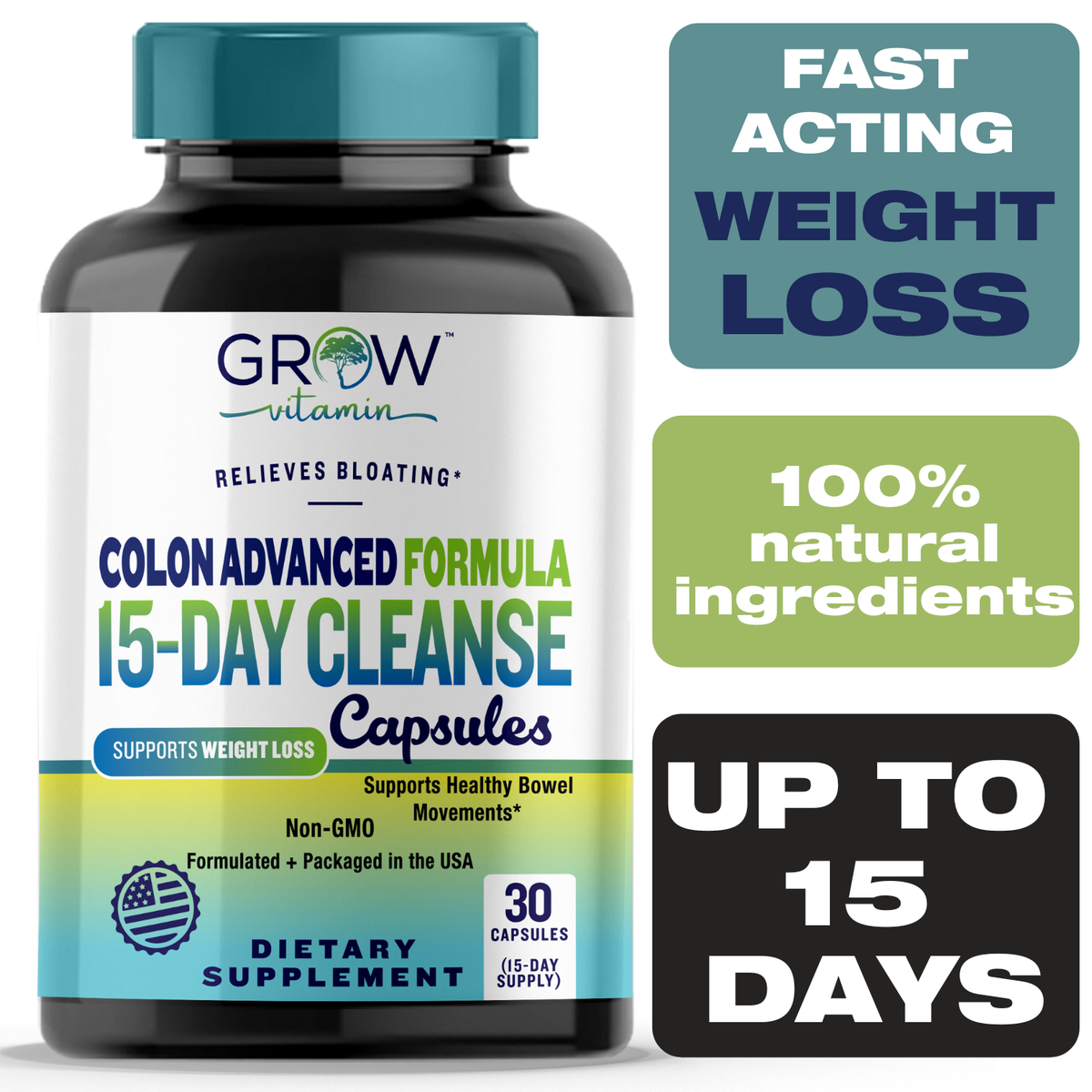 Restore 2 In 1 Colon Cleanse & Detox W/ Psyllium - Supports - Foto 13