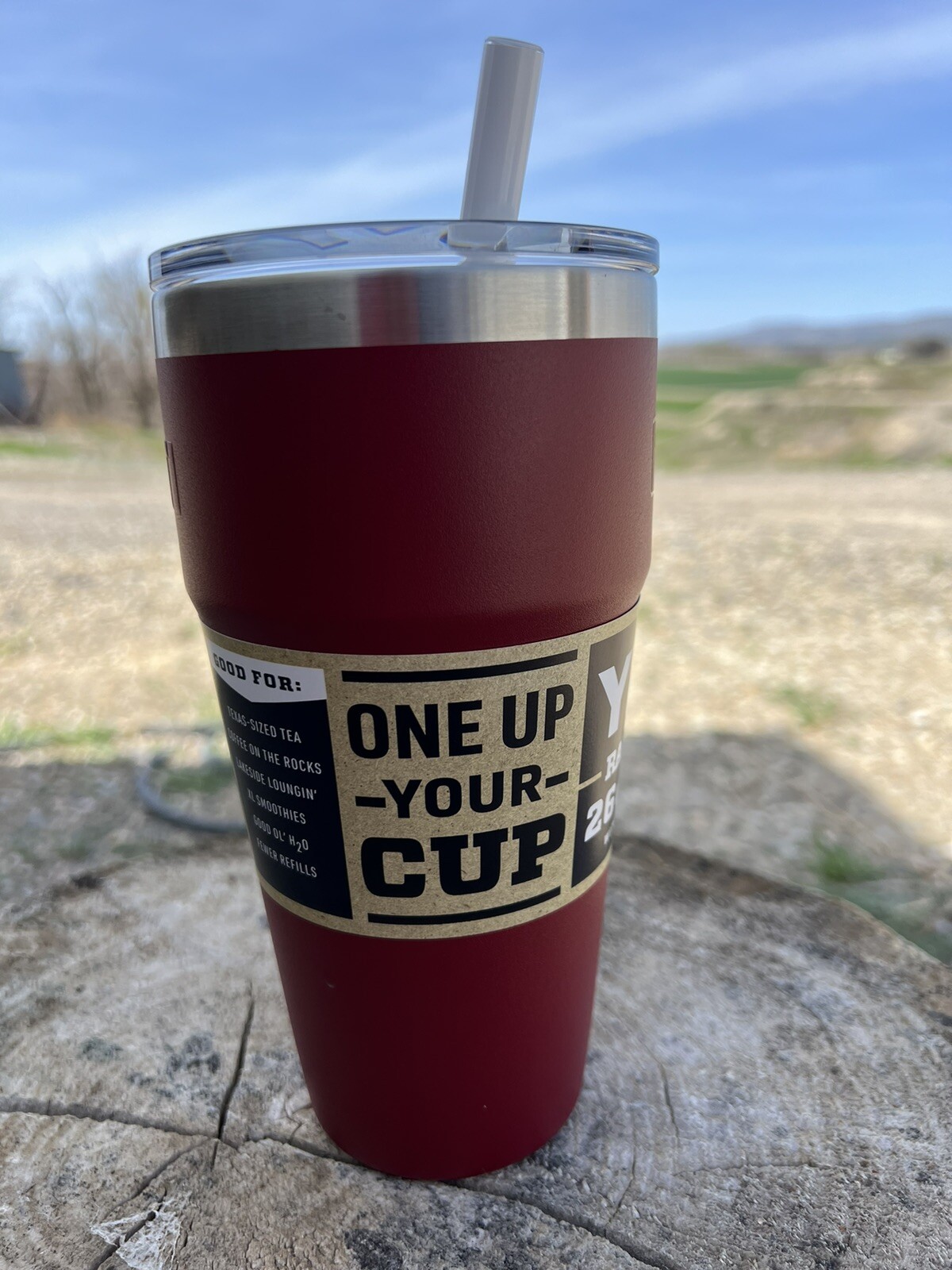 Yeti harvest Red 26 Oz Pint Stackable Tumbler Rambler Rare Limited