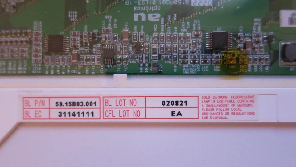 HP Compaq 15.6" Laptop (39,6 cm) 1024 x 768, INCH LED TFT DISPLAY 530979-001 - Bild 3 von 4