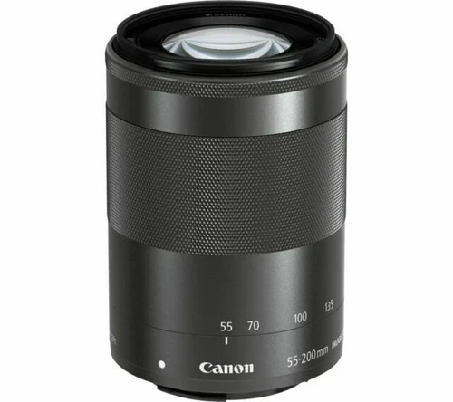 Canon EF-M 55-200mm F4.5-6.3 IS STM Lens - Black NEW - Picture 1 of 7
