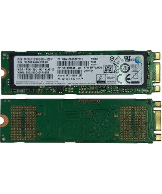 NEU 128GB Samsung MZNLN128HCGR SSD M.2 2280 NGFF Laptop Desktop Solid State Festplatte