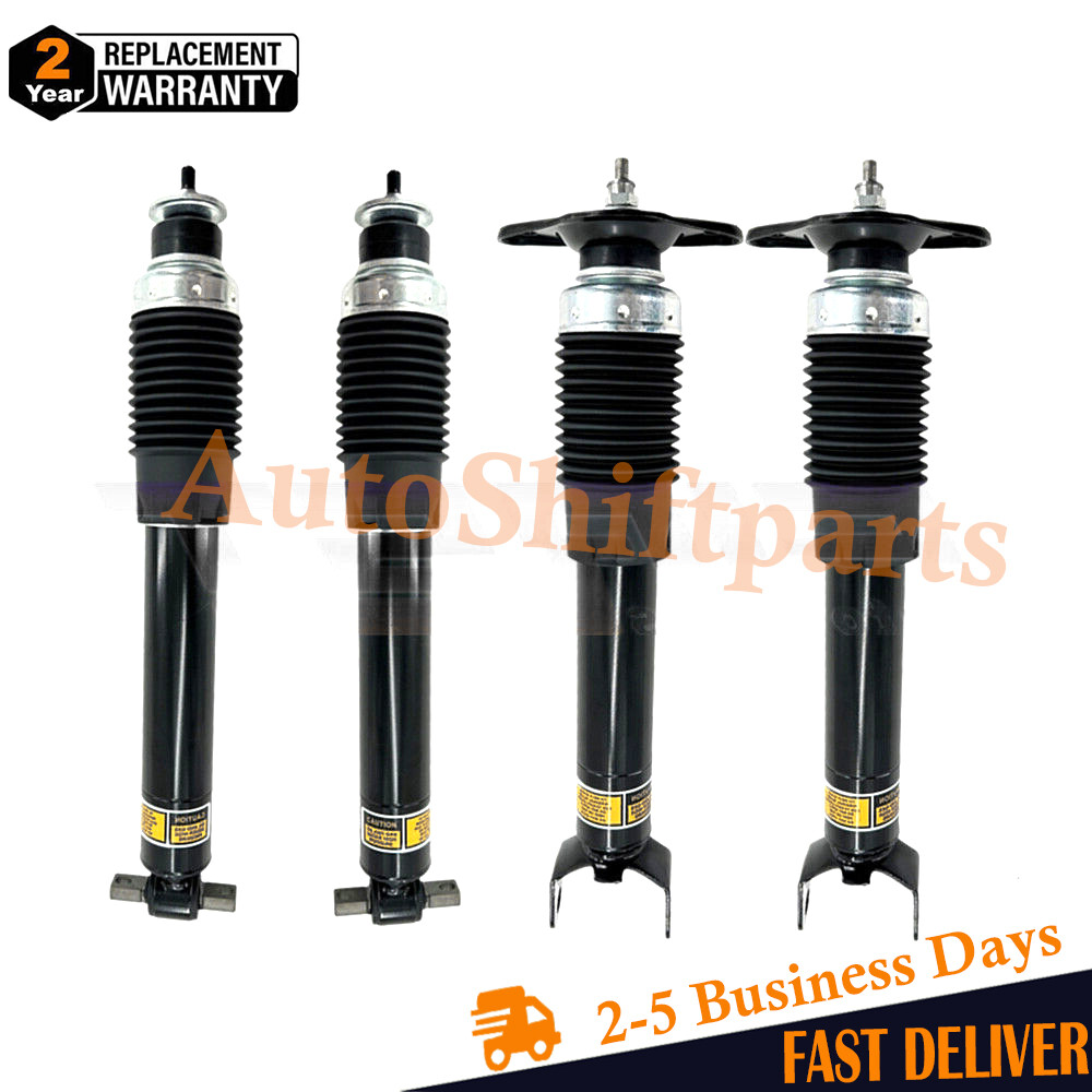 4PC Front &Rear Shock Absorbers w/Magnetic For Corvette C5 C6 03