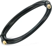00016 6 Portable Compressor Air Extension Hose Black